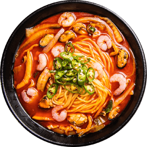 BOBAE Shrimp and Red pepper Jjamppong